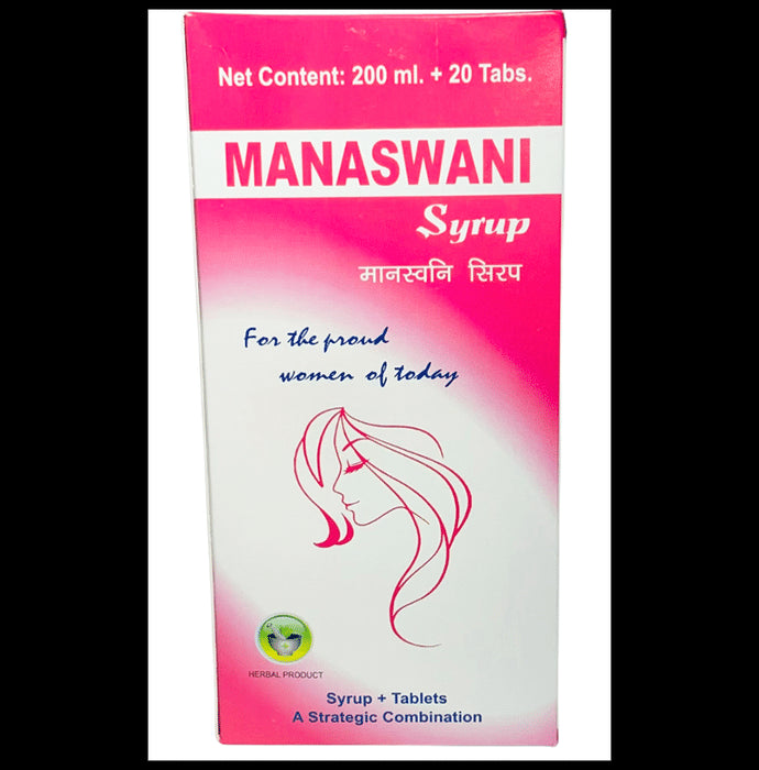 Alsence Combo Pack of Manaswami Syrup 200ml and Manaswami Tablet 20