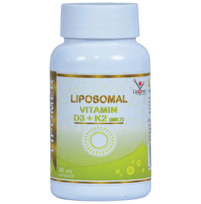 Lipomer Liposomal Vitamin D3 +K2 Vegetarian Capsule - Classic Derma