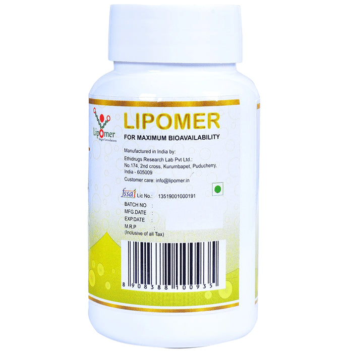 Lipomer Liposomal Vitamin D3 +K2 Vegetarian Capsule