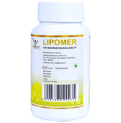 Lipomer Liposomal Vitamin D3 +K2 Vegetarian Capsule