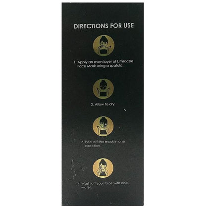 Litmocee Charcoal Face Mask with 24 Carat Gold