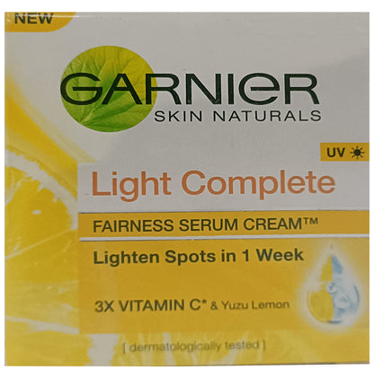 Garnier Light Complete Fairness Serum Cream - Classic Derma