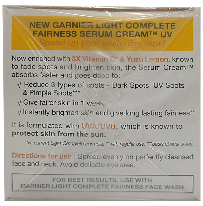 Garnier Light Complete Fairness Serum Cream