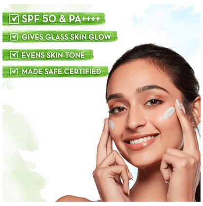 Mamaearth Rice Water Dewy SPF 50 PA ++++ Sunscreen