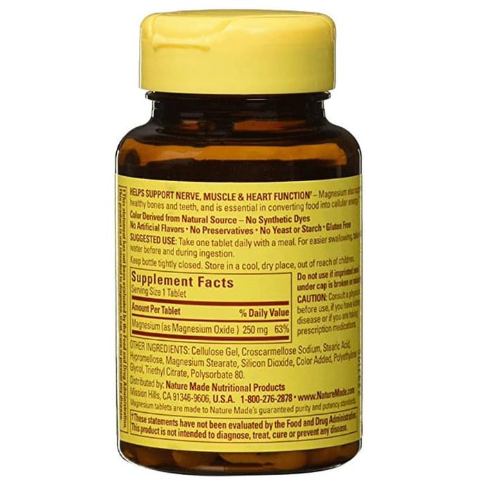 Nature Made Magnesium 250mg Tablet