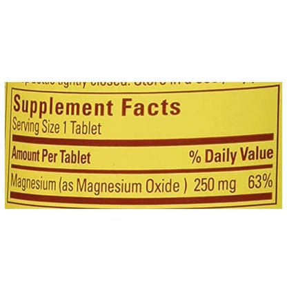 Nature Made Magnesium 250mg Tablet