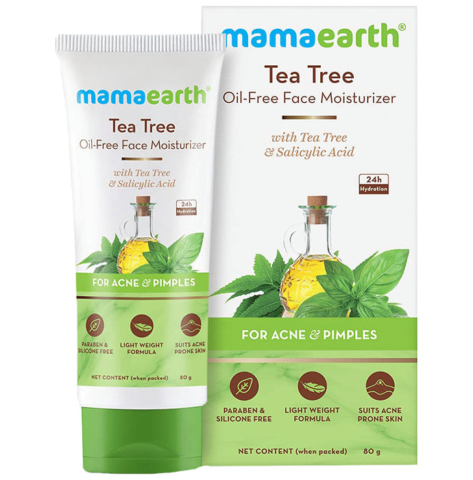 Mamaearth Tea Tree Oil-Free Face Moisturizer - Classic Derma