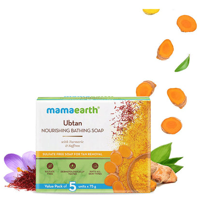 Mamaearth Ubtan Nourishing Bath Soap (75gm Each)