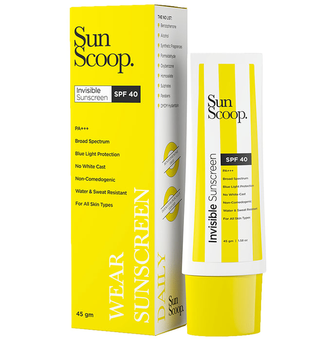 Sun Scoop SPF 40 PA+++ Invisible Sunscreen - Classic Derma