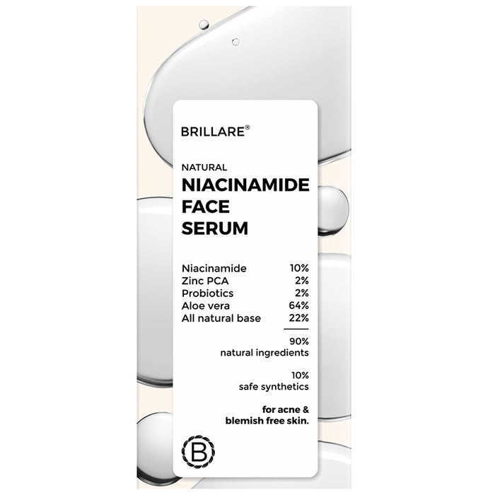 Brillare Natural Niacinamide Face Serum - Classic Derma