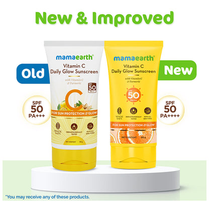 Mamaearth Vitamin C Daily Glow SPF 50 PA ++++ Sunscreen