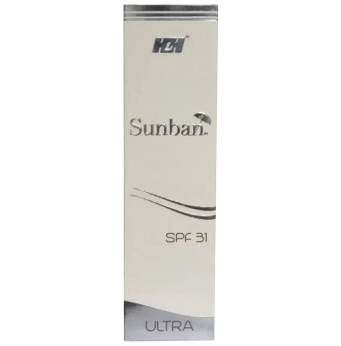 Sunban Ultra Gel Sunscreen | SPF 31 for UVA & UVB Protection - Classic Derma
