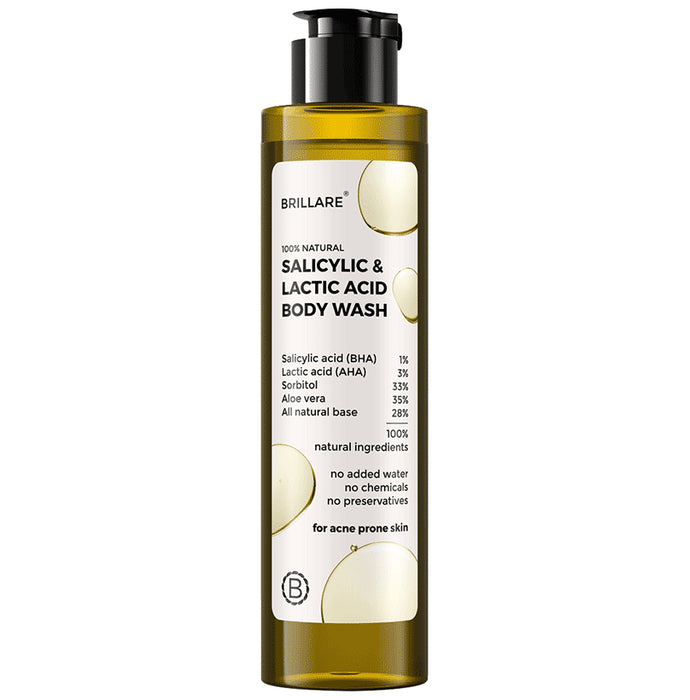 Brillare Salicylic & lactic Acid Body Wash - Classic Derma