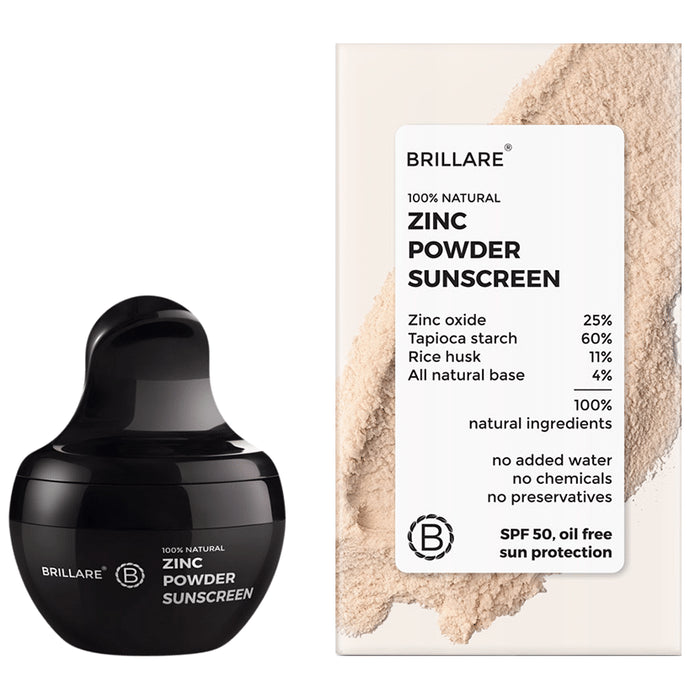 Brillare Zinc Powder Sunscreen SPF 50 - Classic Derma