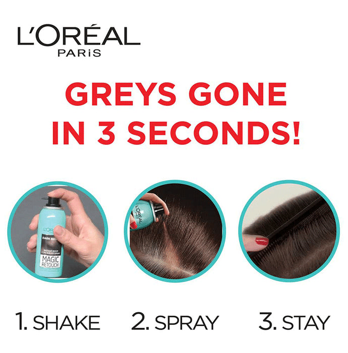 Loreal Paris Magic Retouch Instant Root Cleanser Spray Dark Brown