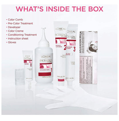 Loreal Paris New Look Excellence Creme Triple Protection Color 8 RB Reddish Blonde