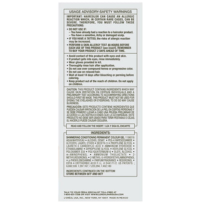 Loreal Paris New Look Feria Multi Faceted Shimmering Colour 100 Very Light Natural Blonde