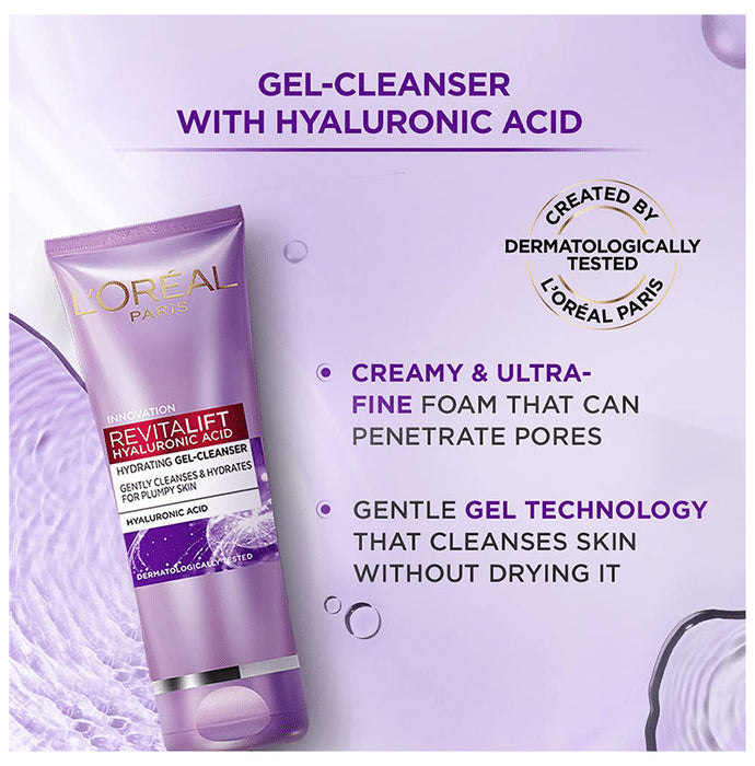 Loreal Paris Revitalift Gel Cleanser with Hyaluronic Acid