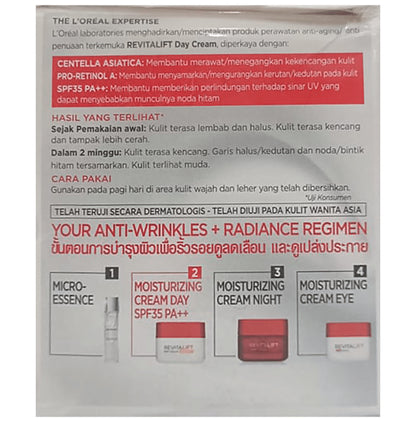 Loreal Paris Revitalift Moisturizing Cream Day SPF 35 PA++