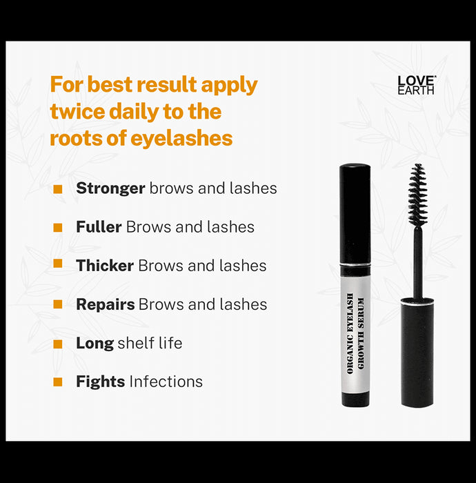 Love Earth Organic Eyelash Growth Serum