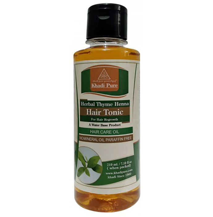Khadi Pure Herbal Thyme Henna Hair Tonic - Classic Derma