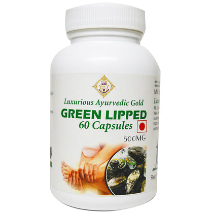 Luxurious Ayurvedic Gold Green Lipped 500mg Capsule - Classic Derma