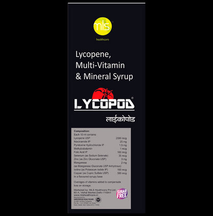 Lycopod Syrup Sugar Free