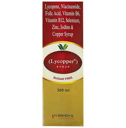 Lycopper Syrup Sugar Free - Classic Derma