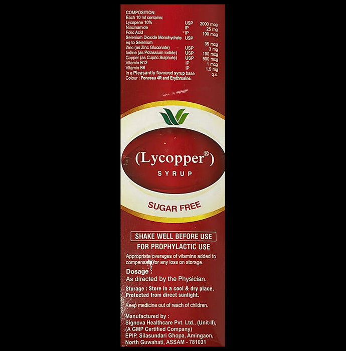 Lycopper Syrup Sugar Free