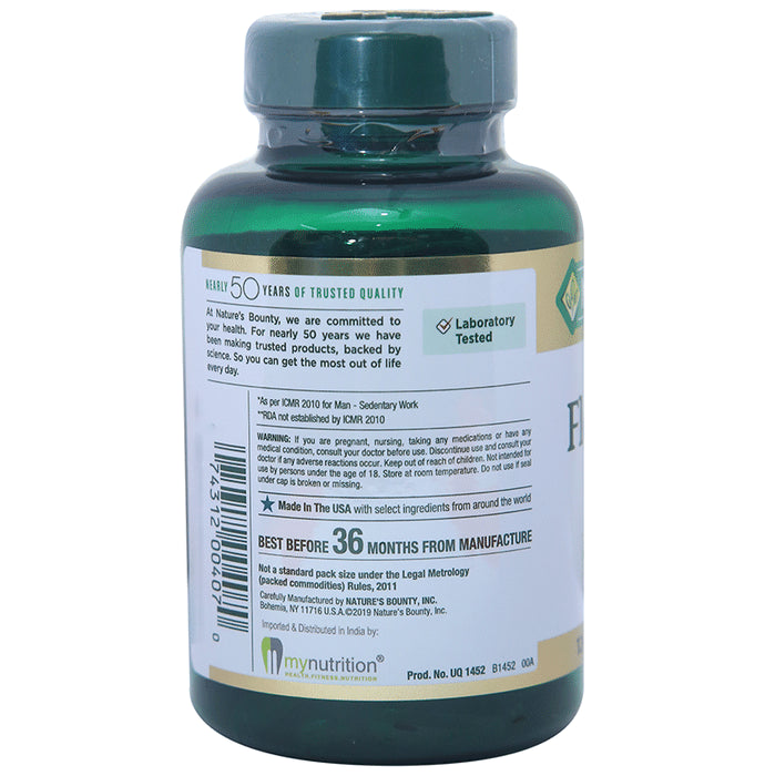Nature's Bounty Flaxseed Oil 1000mg Softgel