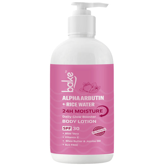 Bake Alpha Arbutin + Rice Water Body Lotion - Classic Derma