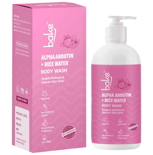 Bake Alpha Arbutin with Rice Water Body Wash - Classic Derma