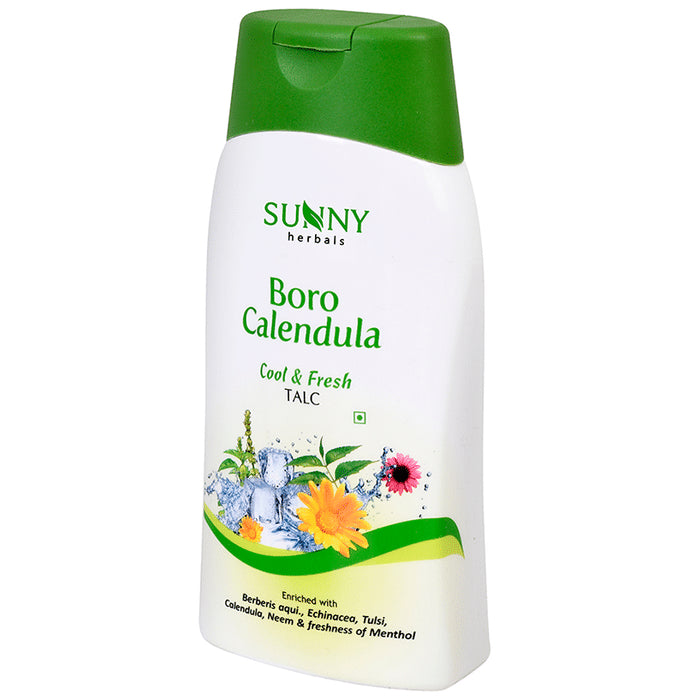 Sunny Herbals Boro Calendula Talcum Powder - Classic Derma