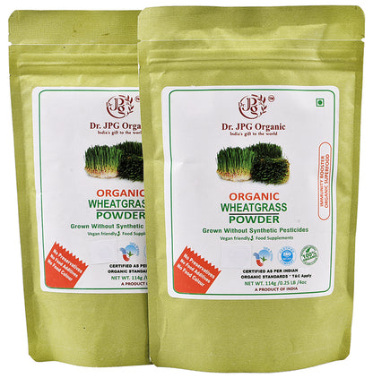 Dr. JPG Organic Wheat Grass Powder (114gm Each) - Classic Derma