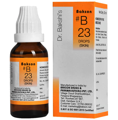 Bakson B23 Skin Drop - Classic Derma