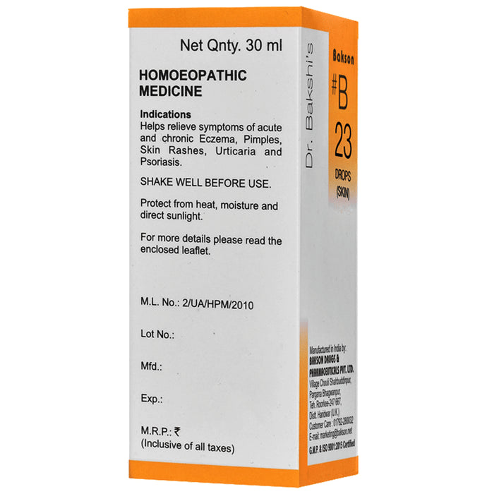 Bakson B23 Skin Drop