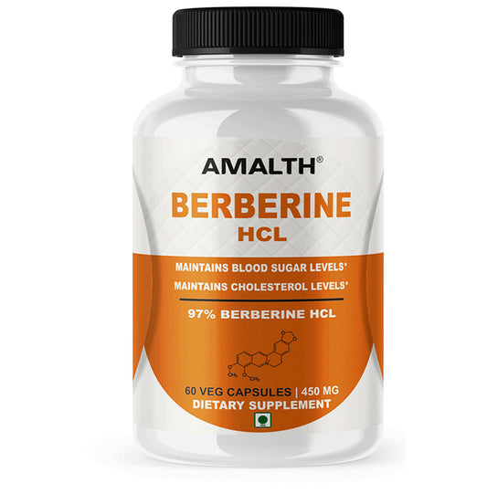 Amalth Berberine HCL Veg Capsules - Classic Derma