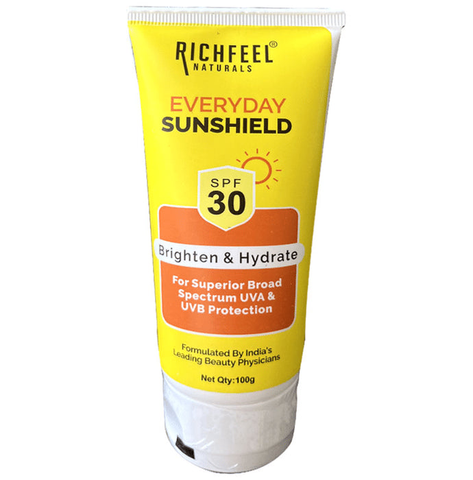 Richfeel Naturals Everyday Sunshield Cream SPF 30 - Classic Derma