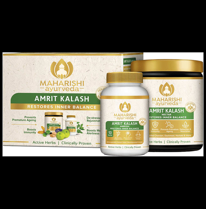 Maharishi Ayurveda Combo of Amrit Kalash 60 Tablets & 600gm Paste - Classic Derma