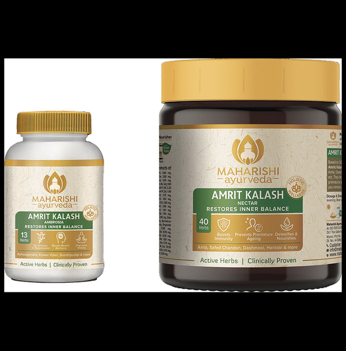 Maharishi Ayurveda Combo of Amrit Kalash 60 Tablets & 600gm Paste