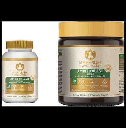 Maharishi Ayurveda Combo of Amrit Kalash 60 Tablets & 600gm Paste