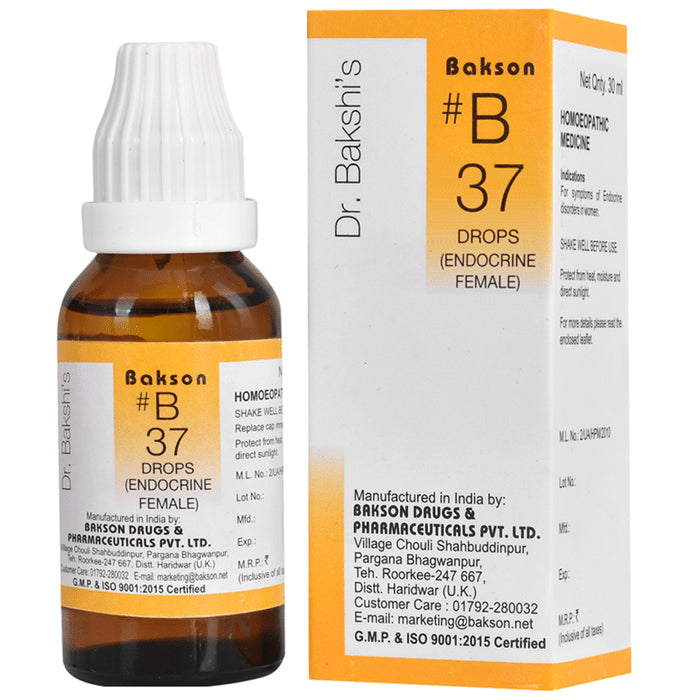 Bakson B37 Endocrine Female Drop - Classic Derma
