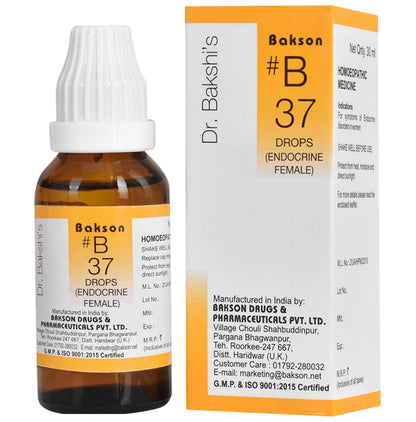 Bakson B37 Endocrine Female Drop - Classic Derma