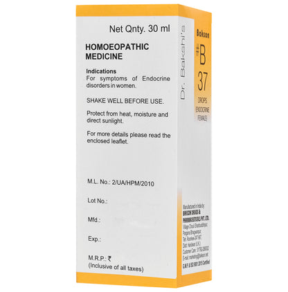 Bakson B37 Endocrine Female Drop