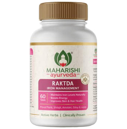 Maharishi Ayurveda Raktda Iron Management Tablet - Classic Derma