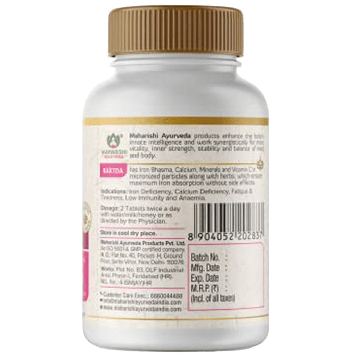 Maharishi Ayurveda Raktda Iron Management Tablet