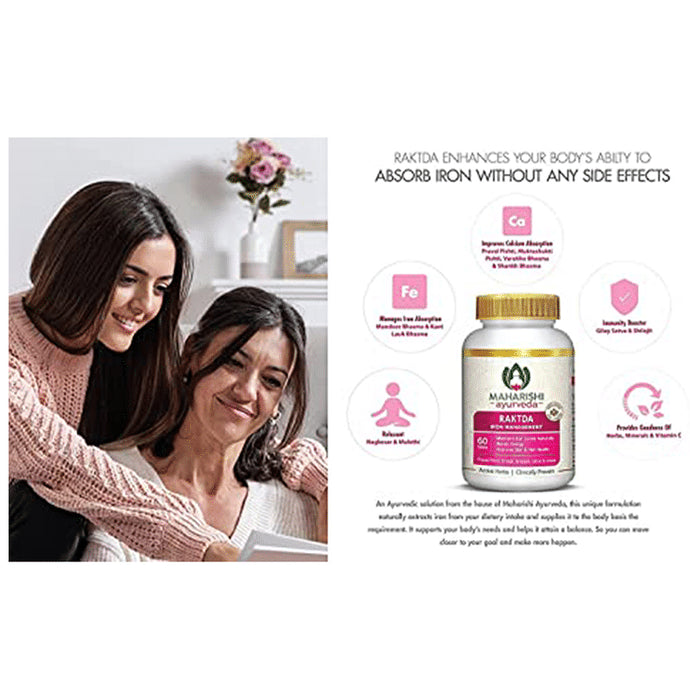 Maharishi Ayurveda Raktda Iron Management Tablet
