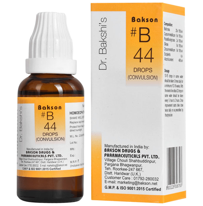 Bakson B44 Convulsion Drop - Classic Derma