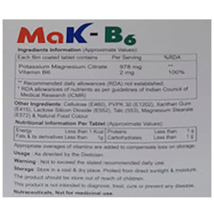 Mak-B6 Tablet