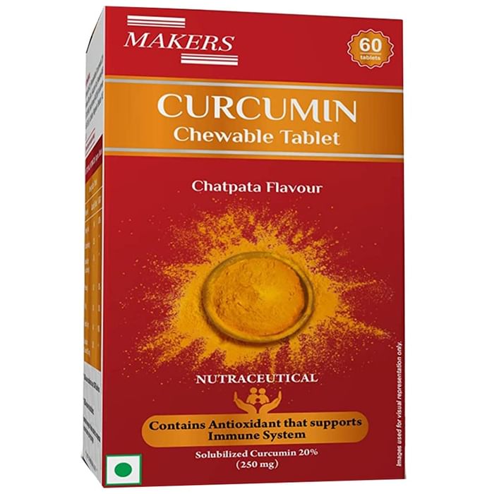 Makers Chatpata Curcumin Chewable Tablet - Classic Derma
